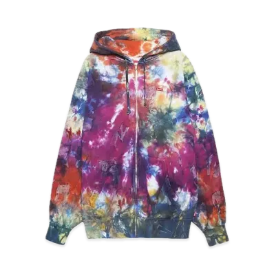 Supreme Overdyed Small Box Zip Up Hooded Sweatshirt "Multicolor"