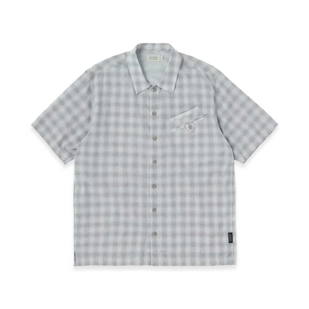 SEDAN ALL-PURPOSE Cotton Silk S/S Shirt "Light Grey"