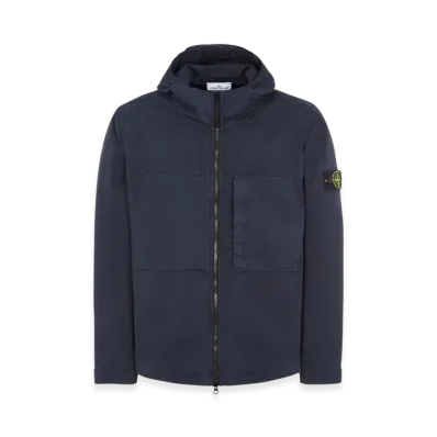 Stone Island 43310 Supima Cotton Hooded Jacket - 23SS "Navy Blue"
