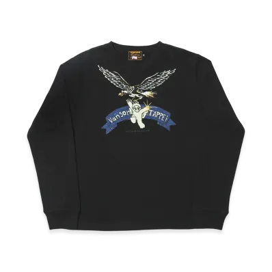 VANSON x TAPPEI x FUTURE ARCHIVE Thermal Long Sleeve T-Shirt "Black"