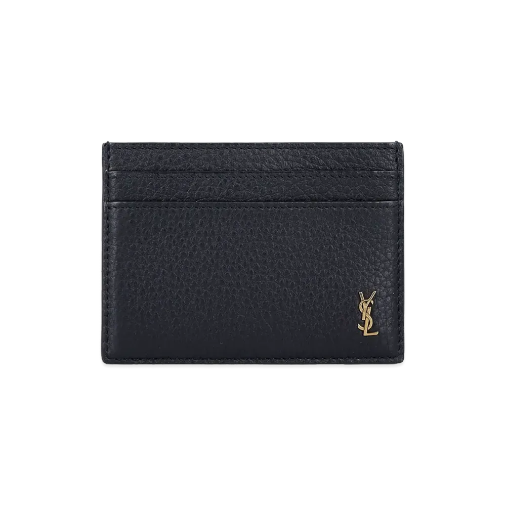 Saint Laurent 'Tiny Cassandre' Card Holder "Black"