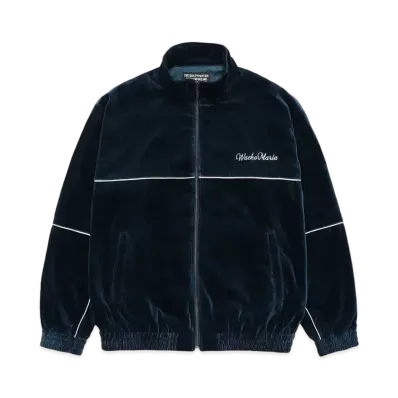 WACKO MARIA Velvet Track Jacket "Dark Blue"