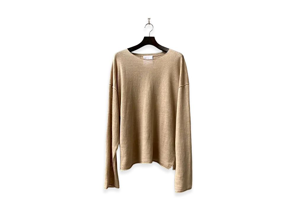 ANCELLM x GARDEN Inside-Cut Linen Knit EX / ANC-GRD-KN01 "Beige"