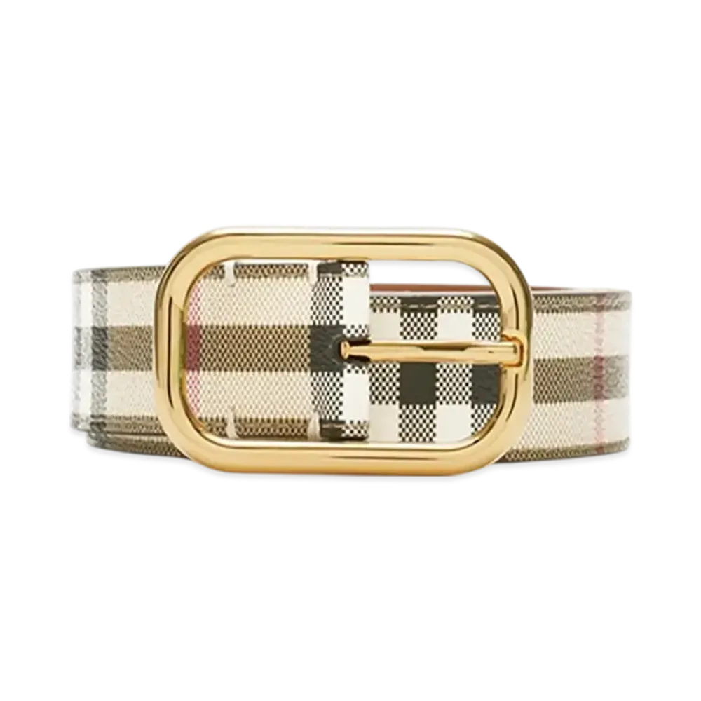 Burberry Check Belt "Archive Beige/Gold"