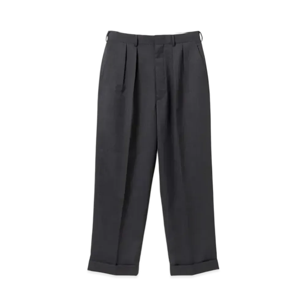B:MING by BEAMS x J.PRESS ORIGINALS 2 Pleat Slacks "Charcoal"