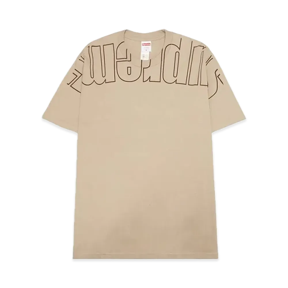 シュプリーム アップサイド ダウン Tシャツ "ストーン"