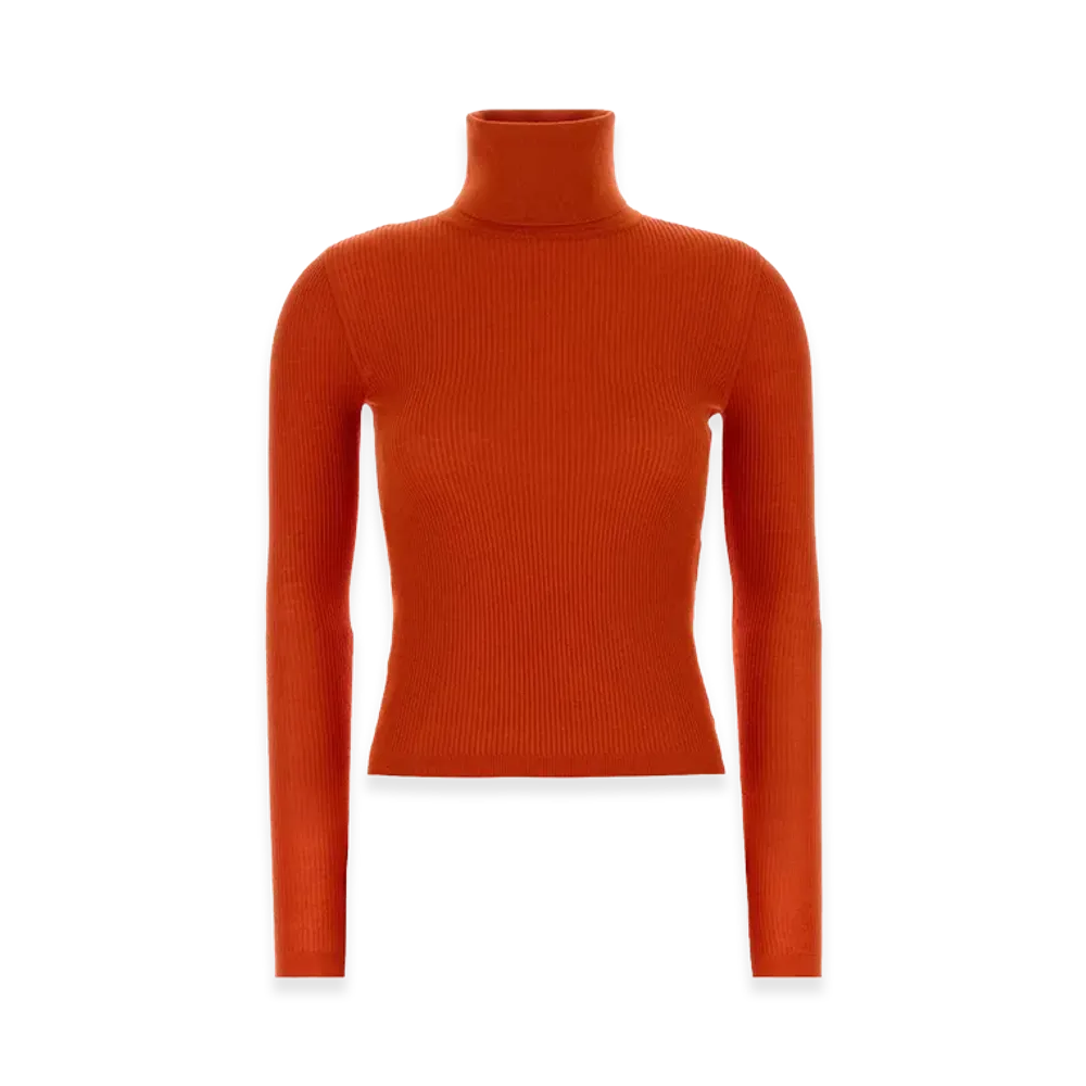 Saint Laurent Women's Cashmere Blend Sweater "Orange"