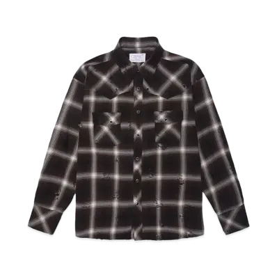 Rafu Western shirt "DBROWN"