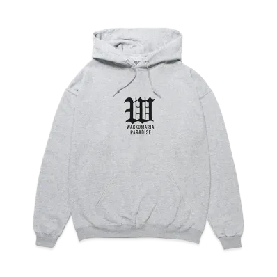 WACKO MARIA Hooded Sweat Shirt "Gray"
