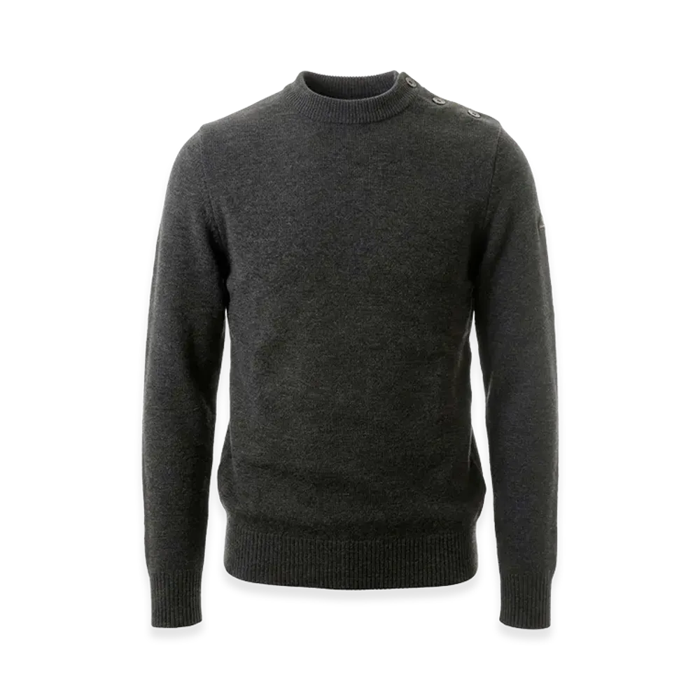 SAINT JAMES Knit Sweater "Anthracite Grey"