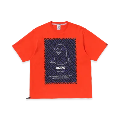 A BATHING APE x KAZUKI KURAISHI Maze S/S Tee "Orange"