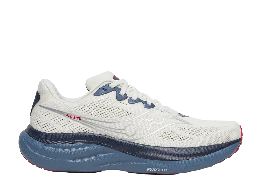 Saucony Ride 19 "Ivory/Storm"