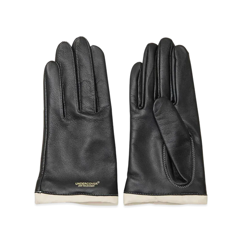 UNDERCOVER Sheepskin Gloves "Black"