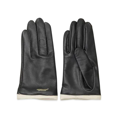 UNDERCOVER Sheepskin Gloves "Black"