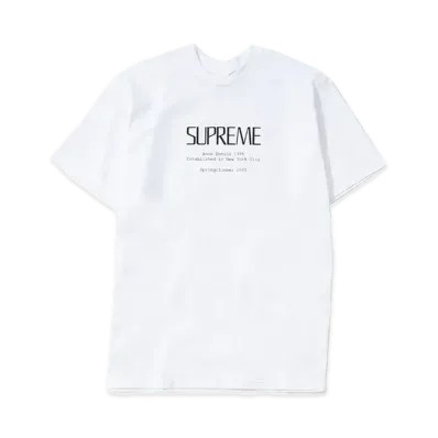 Supreme Anno Domini Tee "White"