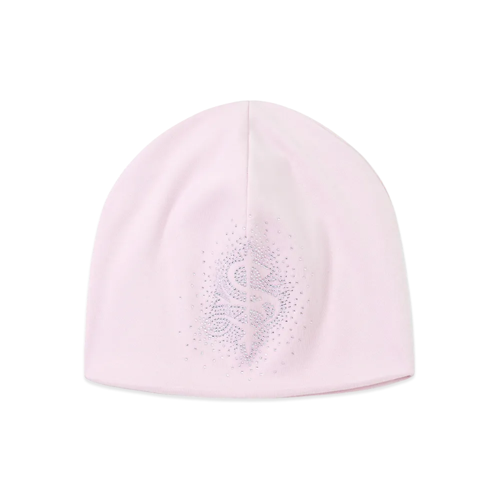 SUPPLIER Spray Cross Rhinestone Beanie "Pink"