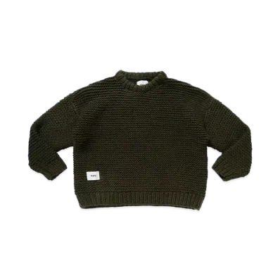 WTAPS Medieval / Sweater / Acrylic "Olive Drab"