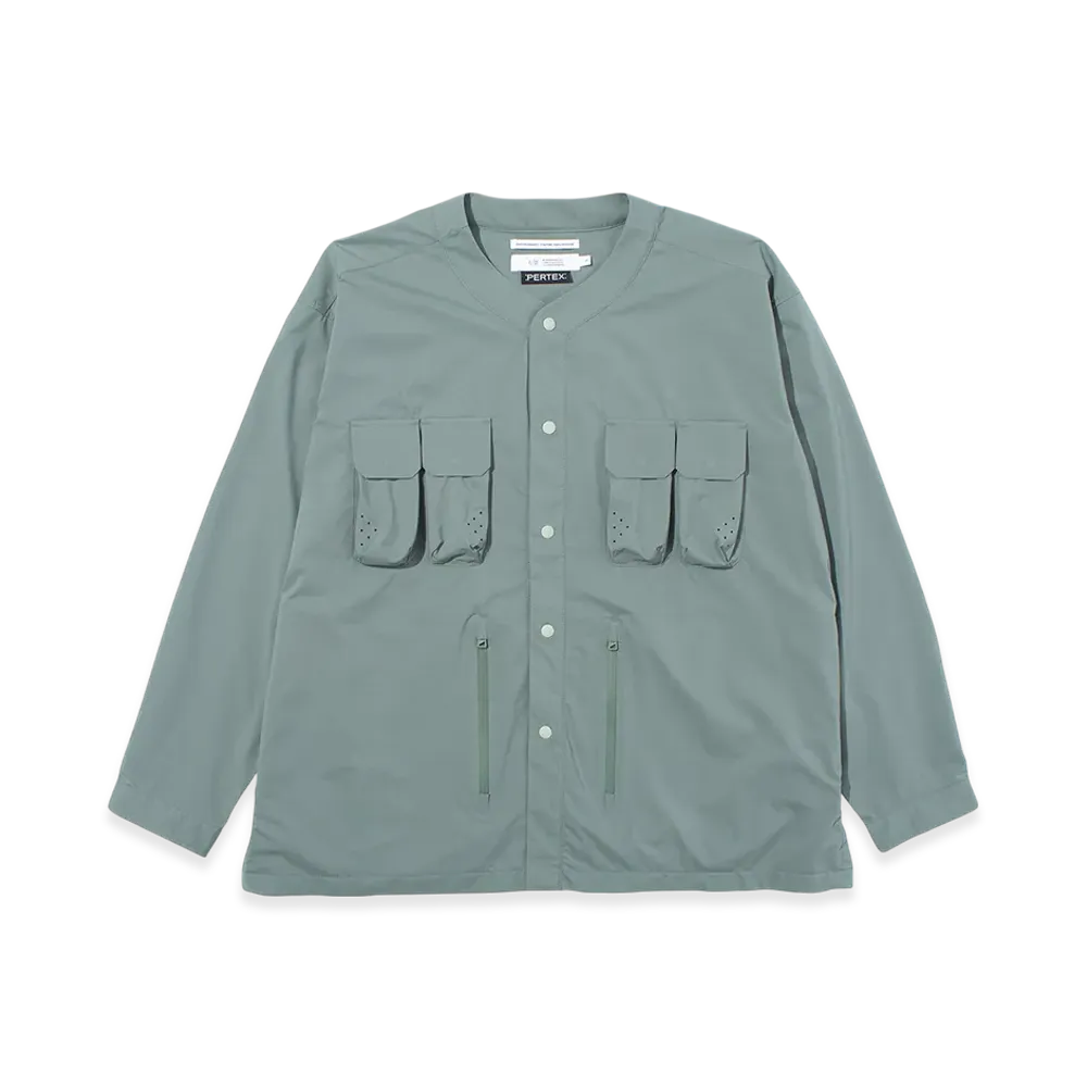 F/CE. Pertex Waterproof Technical Cardigan "Foliage Green"