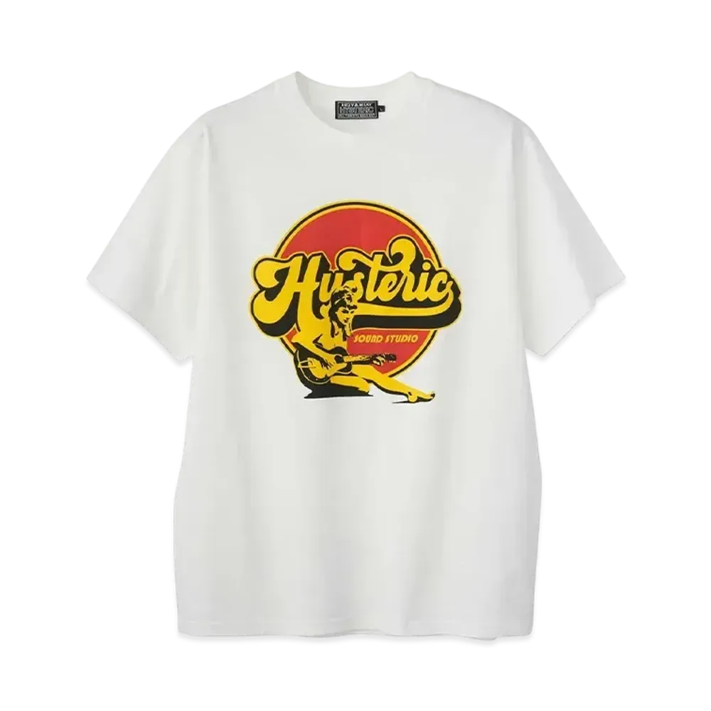 HYSTERIC GLAMOUR Hysteric Sound Studio T-Shirt "White"