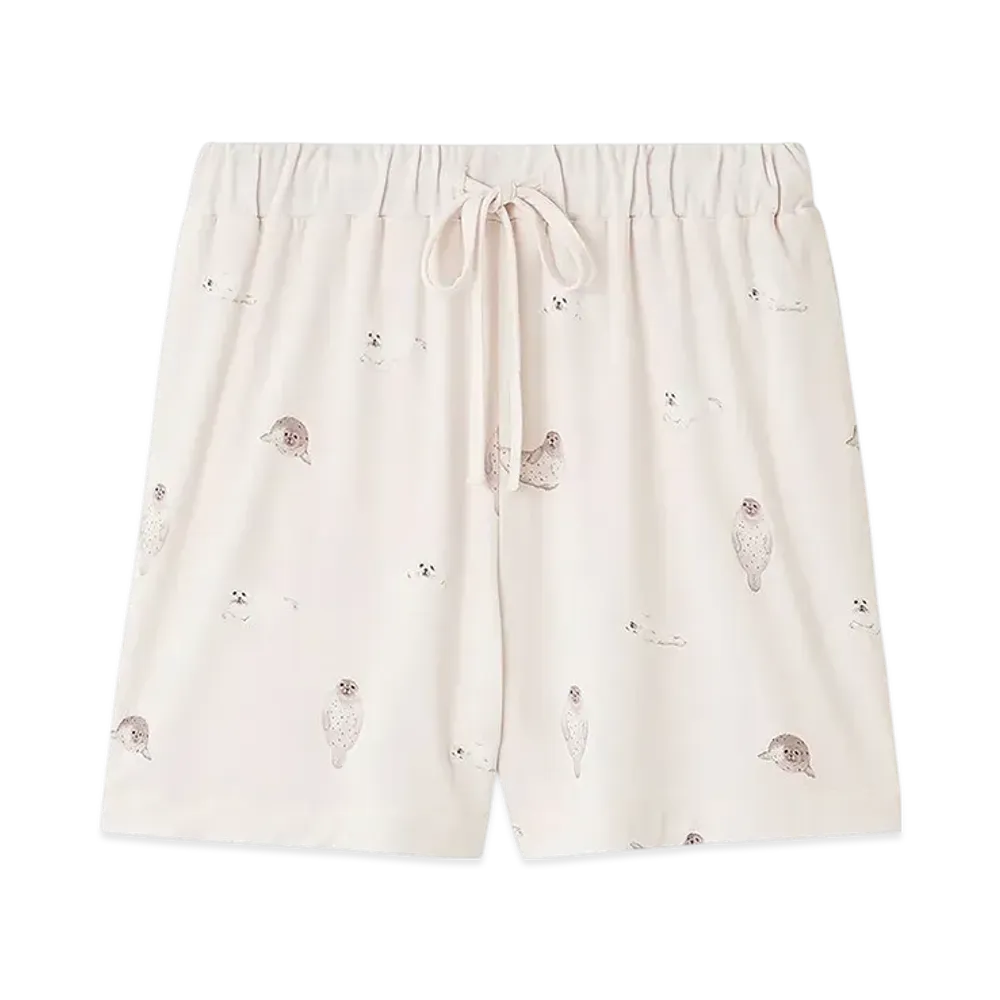 GELATO PIQUE Cool Sensation To The Touch Seal Pattern Shorts "Pink"