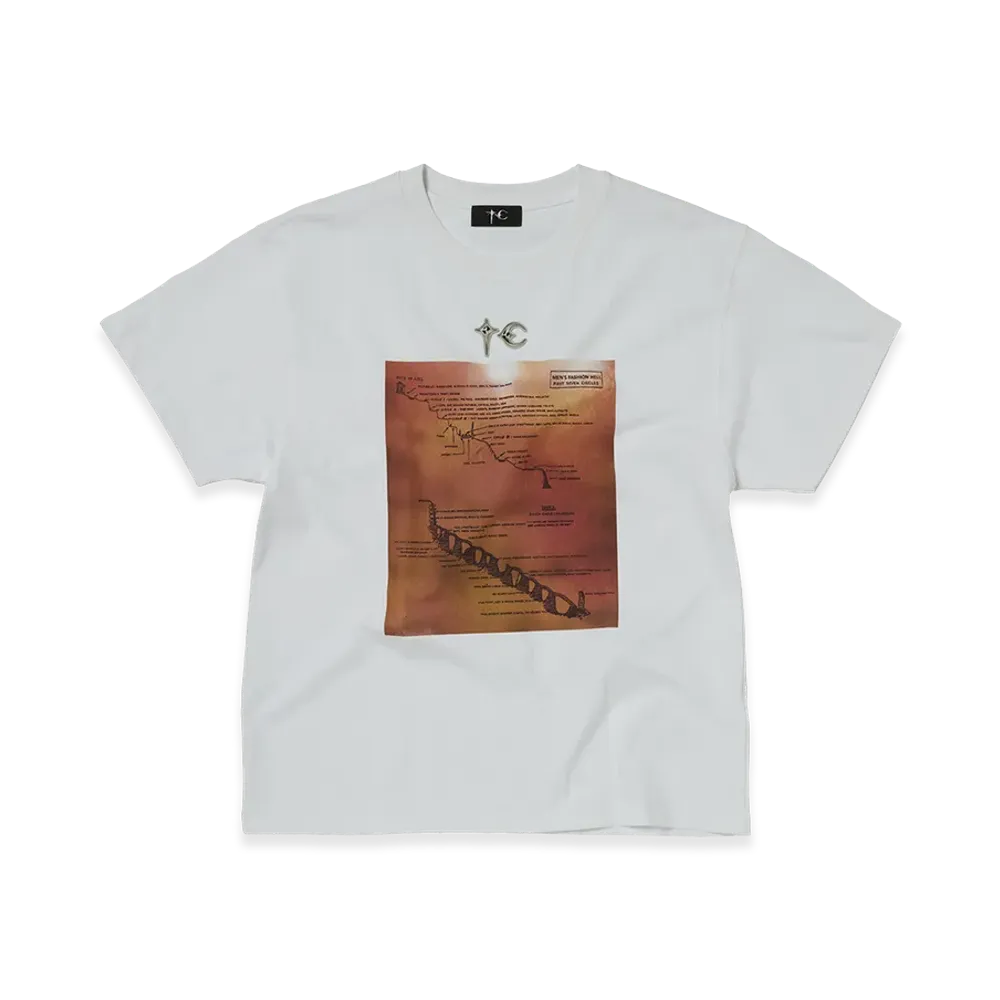 THUG CLUB Mens Fashion Hell T-Shirt "White"
