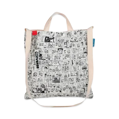 Converse x Doraemon CV Square Tote Bag "Ivory"