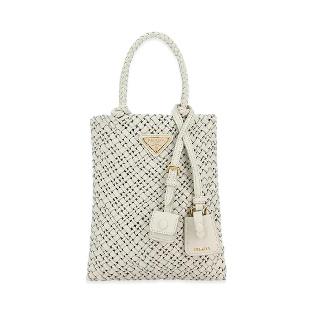 PRADA Women's Leather Handbag "White"