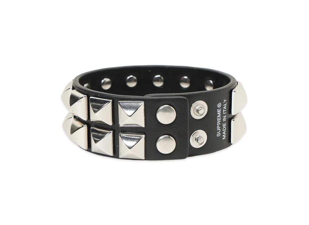 Supreme Studded Leather Bracelet 