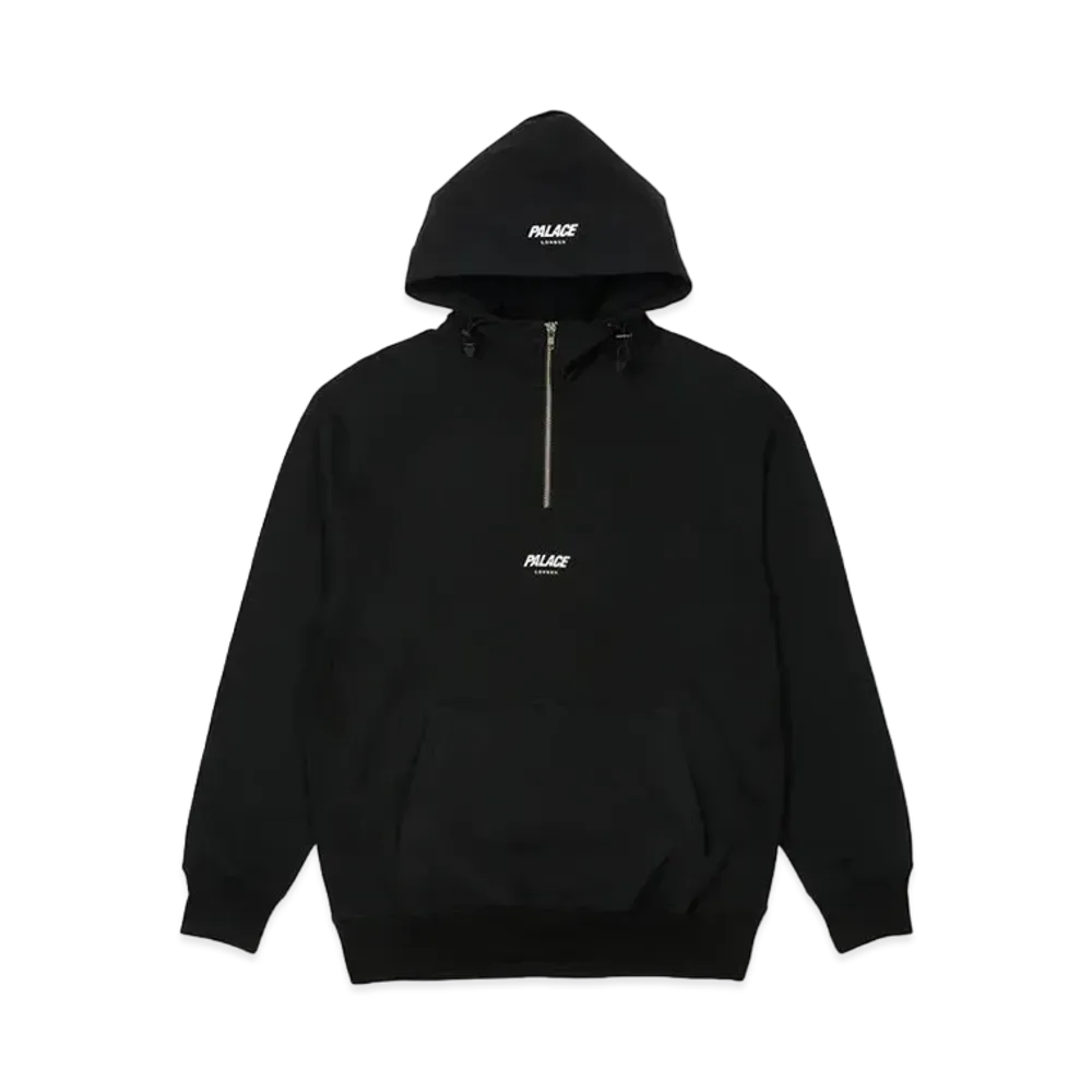 PALACE 1/4 Cotton Panel Hood "Black"
