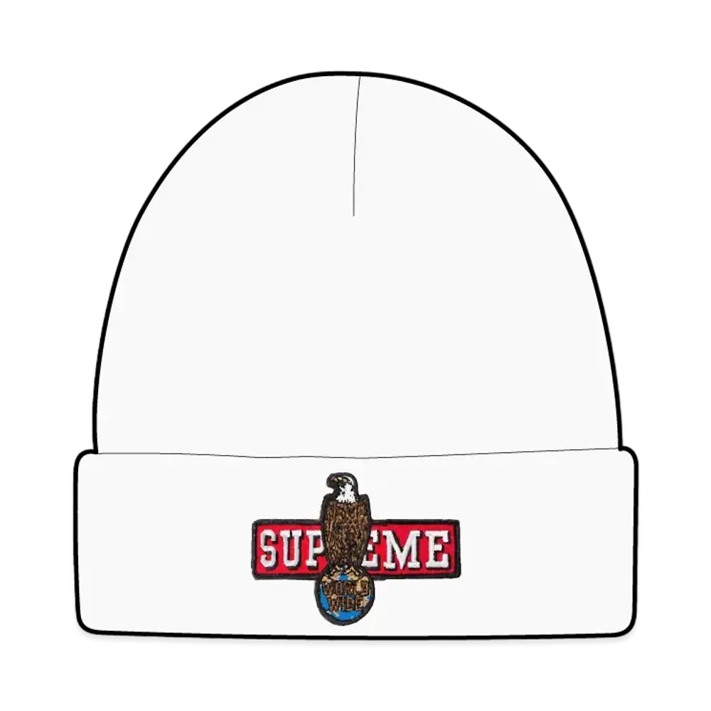 Supreme Eagle Beanie "White"
