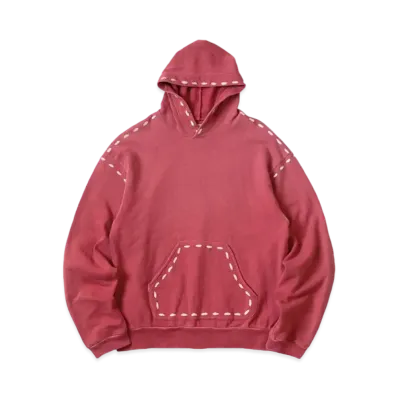 KAPITAL Fleece Marionette Hood Sweat "Red"
