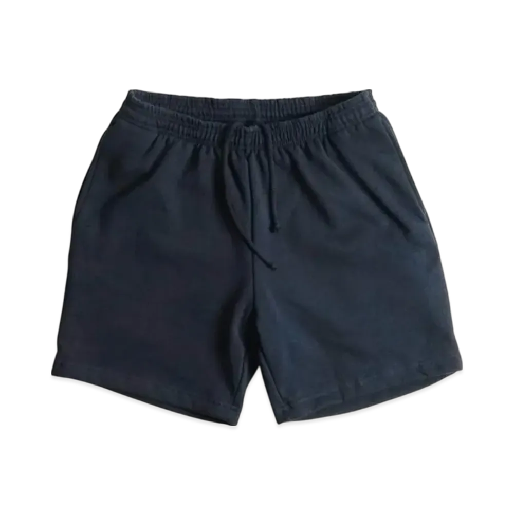 Los Angeles Apparel 14OZ Heavy Fleece Sweat Shorts Piece Dye "Navy"