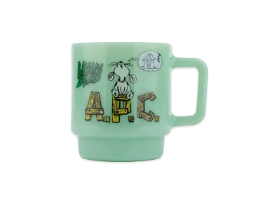 A.P.C. x Brain Dead Milk Glass Mug "Jade"
