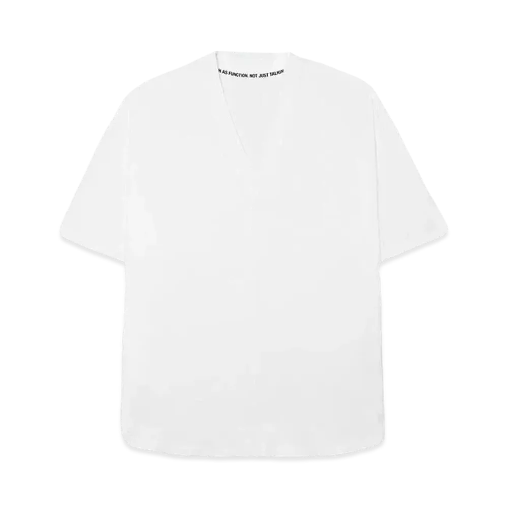 TAIGALIONA ANTI VIRUS V-NECK S/S TEE "WHITE"