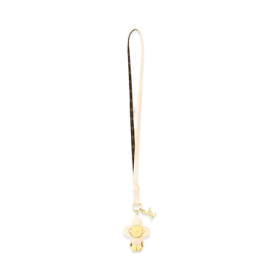 Louis Vuitton Mini Vivienne Bag Charm "Creme"
