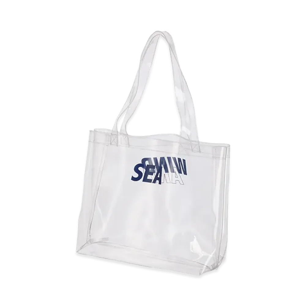 WIND AND SEA x BRIEFING GOLF Sea Clear Bag "Clear Blue"