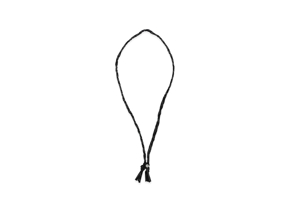 WIND AND SEA Black Bandana Necklace "Black"