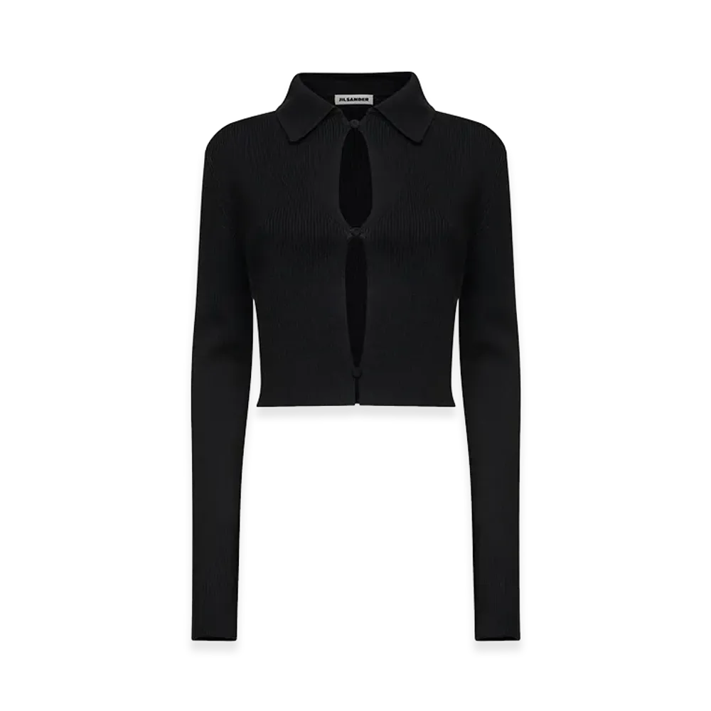 Jil Sander Women's Wool Cardigan "Black"