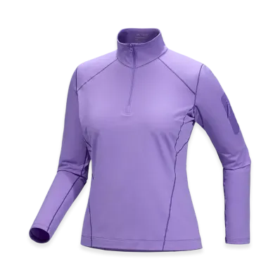ARC'TERYX Women's Rho Zip Neck "Aster/Lt Iola" X000010535