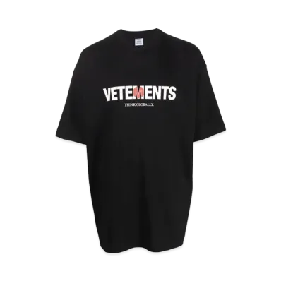 VETEMENTS Japan Logo Tee "Black"