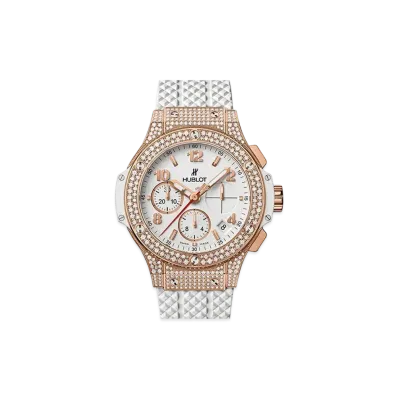 HUBLOT Big Bang Gold White Pave 41mm