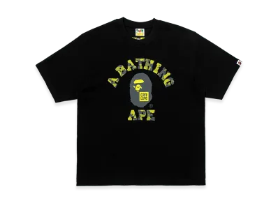A BATHING APE x Cristiano Ronaldo CR7 Life College Relaxed Fit Tee "Black"