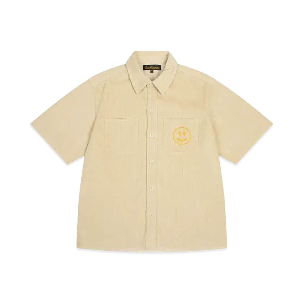 drew house corduroy ss shirt "Biscotti"