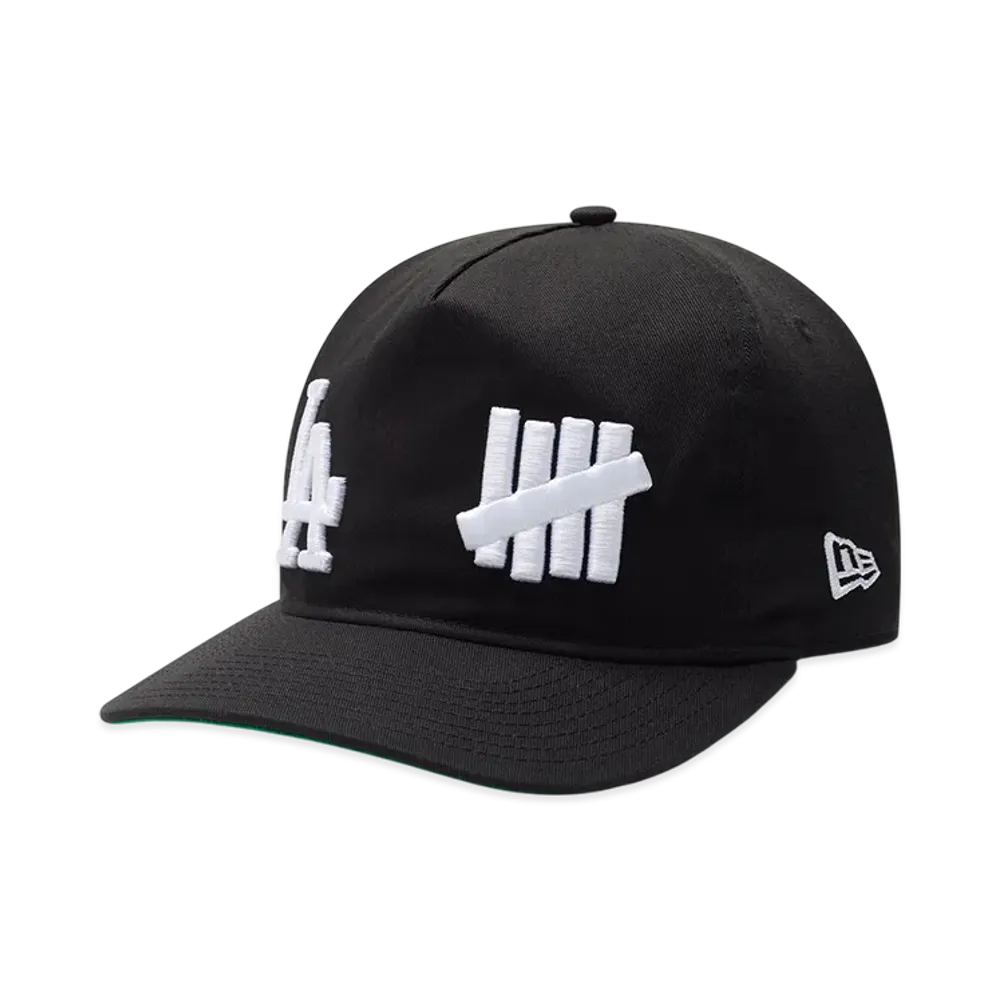 UNDEFEATED x New Era x Los Angeles Dodgers Logos Snapback "Black"