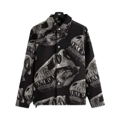 Kith x AMNH T-Rex Coaches Jacket "Black"