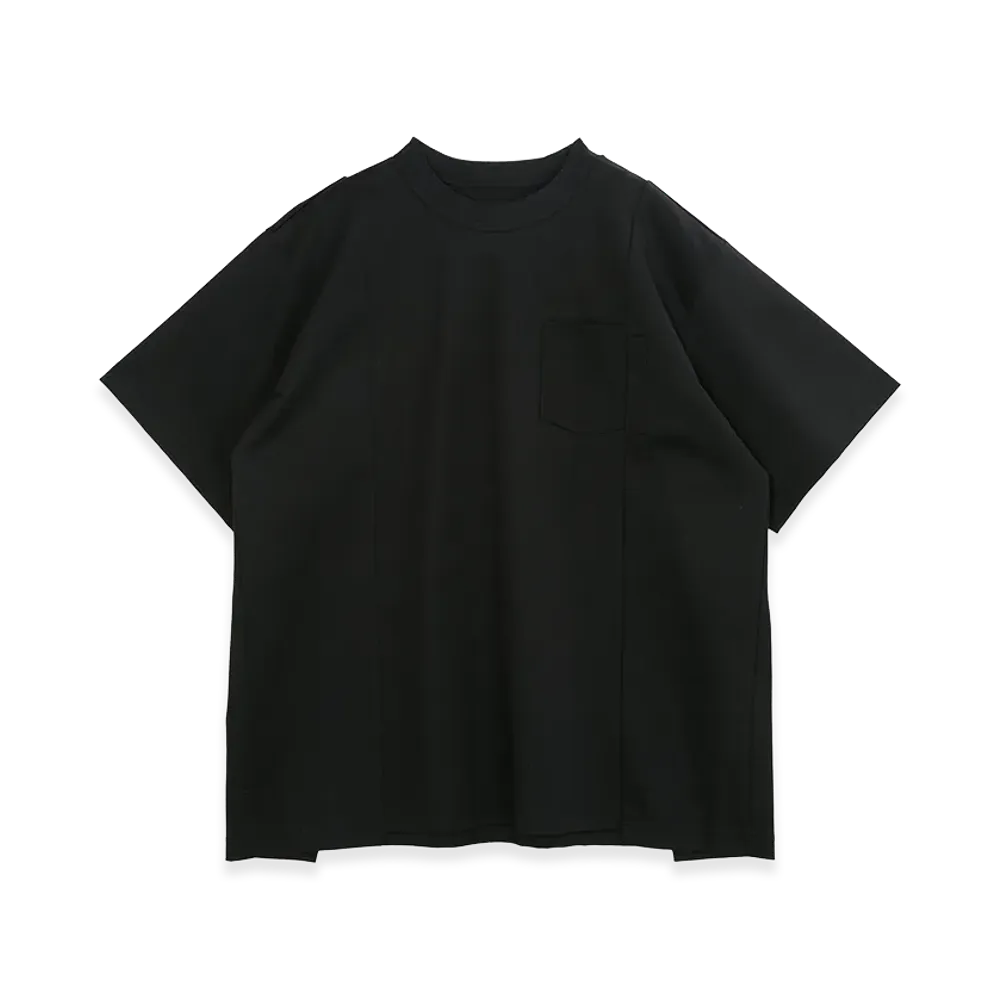 sacai Cotton Jersey T-Shirt "Black"