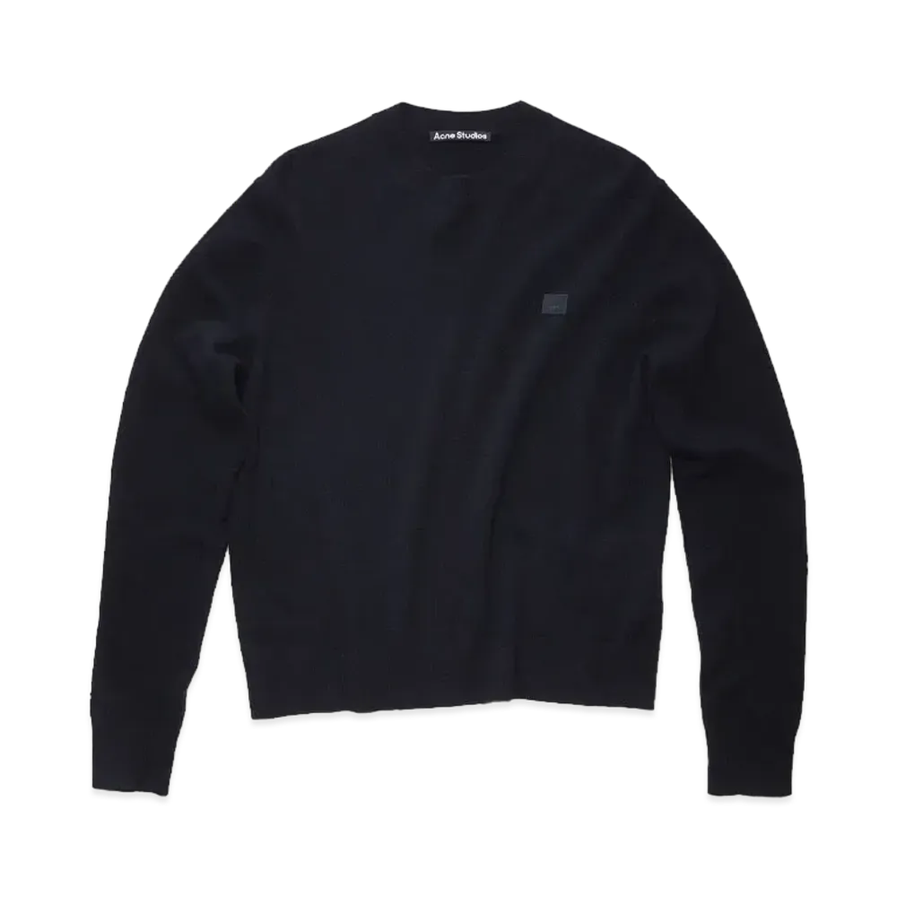 Acne Studios Crew Neck Knit Sweater "Black"