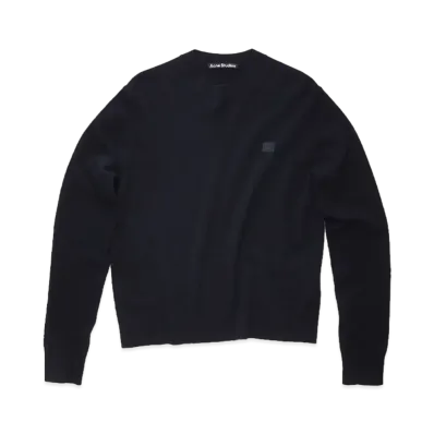 Acne Studios Crew Neck Knit Sweater "Black"