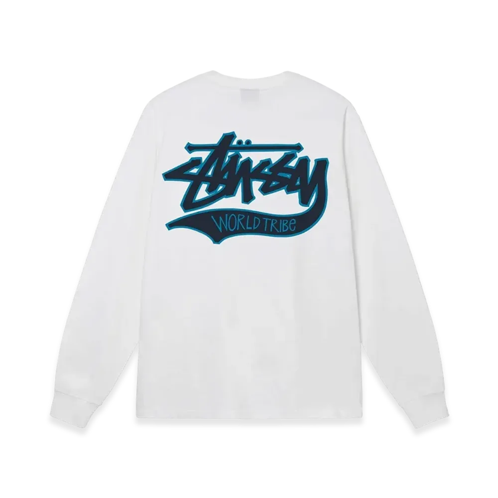 Stussy Slugger LS Tee "White"