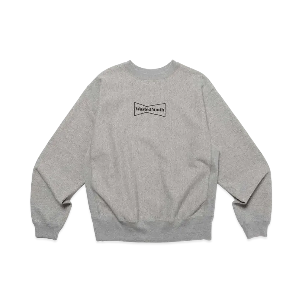 Wasted Youth Sweatshirt #2 OTSUMO PLAZA EXCLUSIVE ITEM "Gray" / VERDY